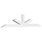 Ekena Millwork Saratoga Architectural Grade PVC Gable Bracket, 96"W x 20"H x 4"D x 4"F, 5/12 Pitch GBP096X20X0404SAR00 - alternate 1